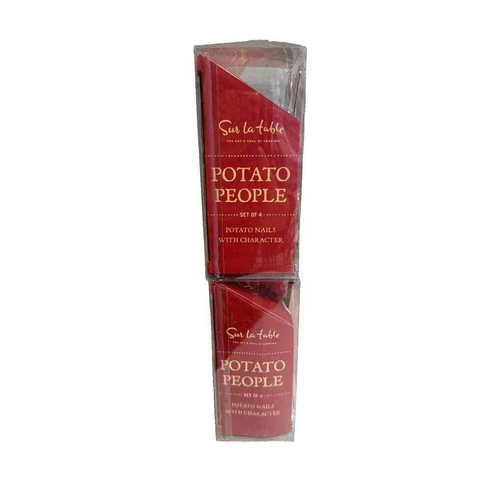 Sur La Table Potato People Potato Nails With Character Western Rodeo Baked Potat